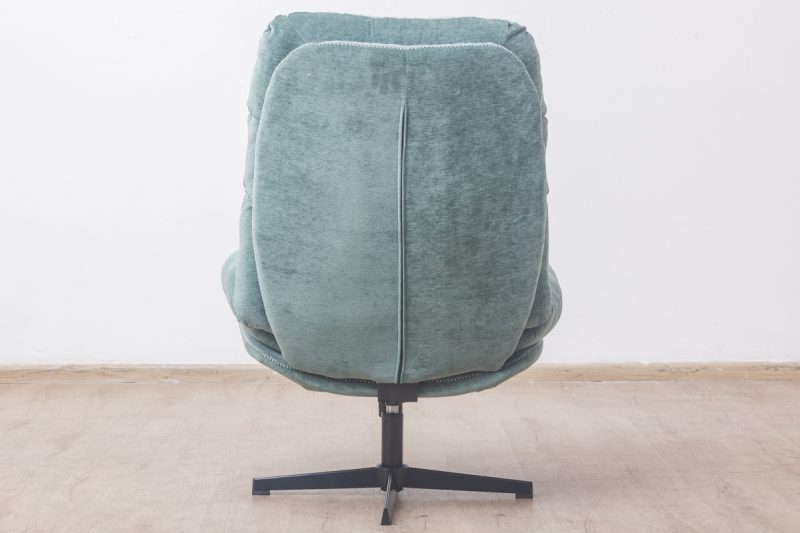 debbie swivel lounge chair + footstool