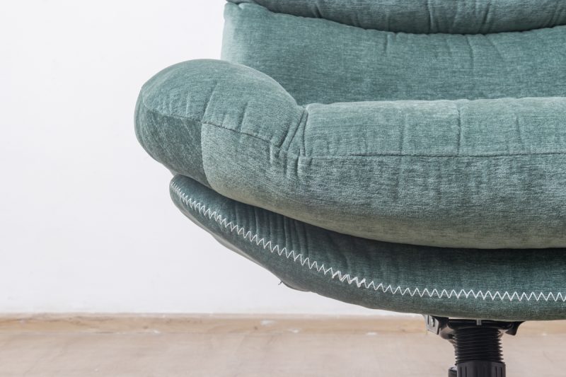 debbie swivel lounge chair + footstool