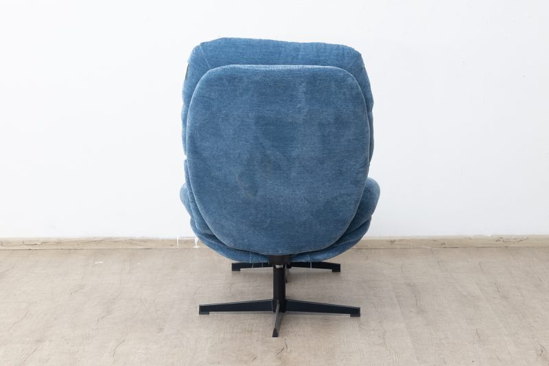 debbie swivel lounge chair + footstool