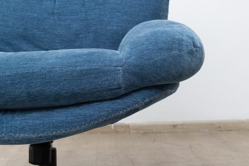debbie swivel lounge chair + footstool