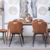 flemens dining table + 8 chicago chairs
