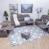 melina 7 seater leather recliner (3+2+1+1)