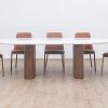 lugano dining table 2.4m + 8 albert chairs