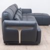 torcello leather corner sofa