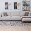 milo fabric corner sofa