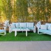 nora 7 seater outdoor sofa (3+2+1+1) + nora  coffee table