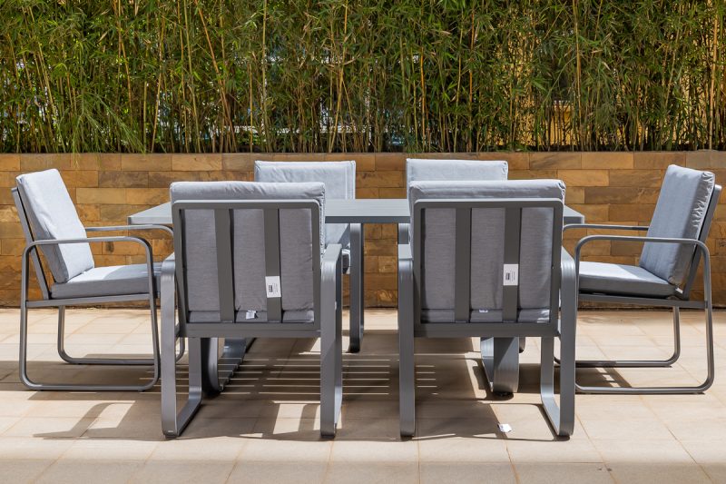 morino outdoor dining + morino chairs