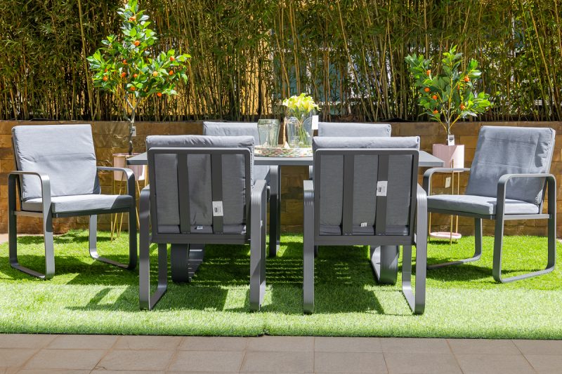 morino outdoor dining + morino chairs
