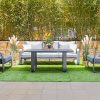 matteo outdoor sofa + matteo coffee table