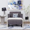 shaw fabric chaise