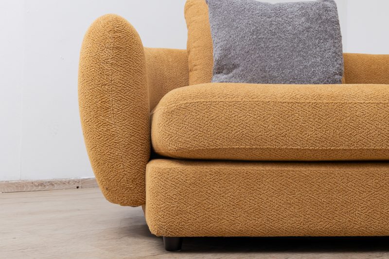 swan fabric corner sofa