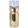 home decor -76402-gold-glass vase