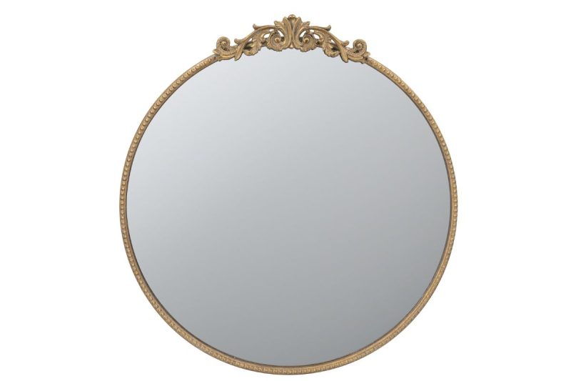 home decor -82189-gold-ds- mirror