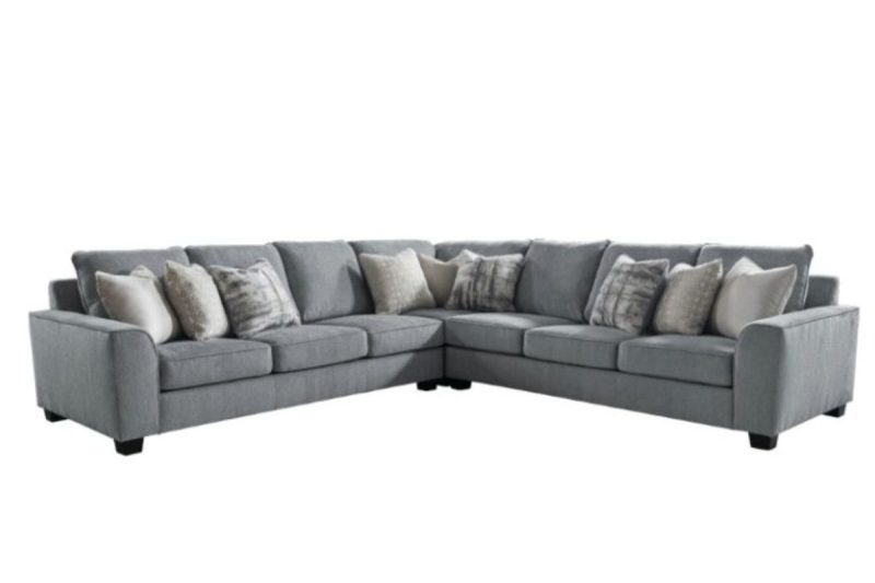gabriella fabric corner sofa + ottoman