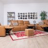 valentino 7 seater leather recliner (3+2+1+1)