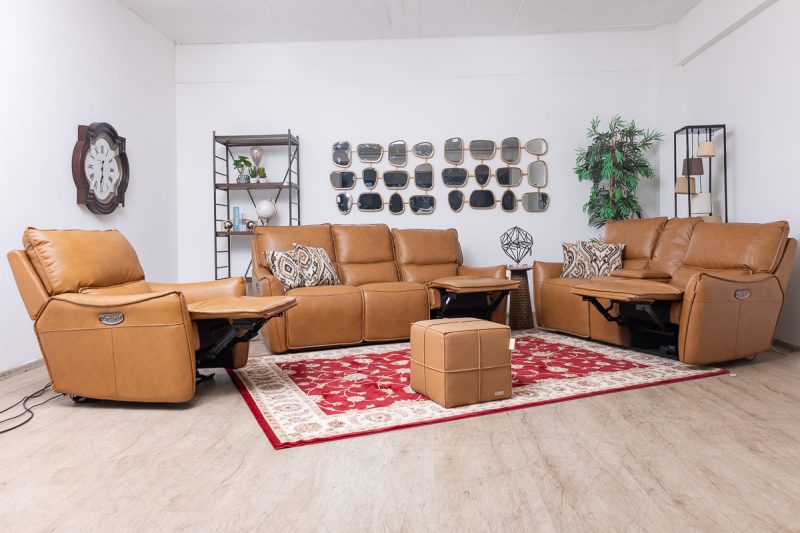 valentino 7 seater leather recliner (3+2+1+1)