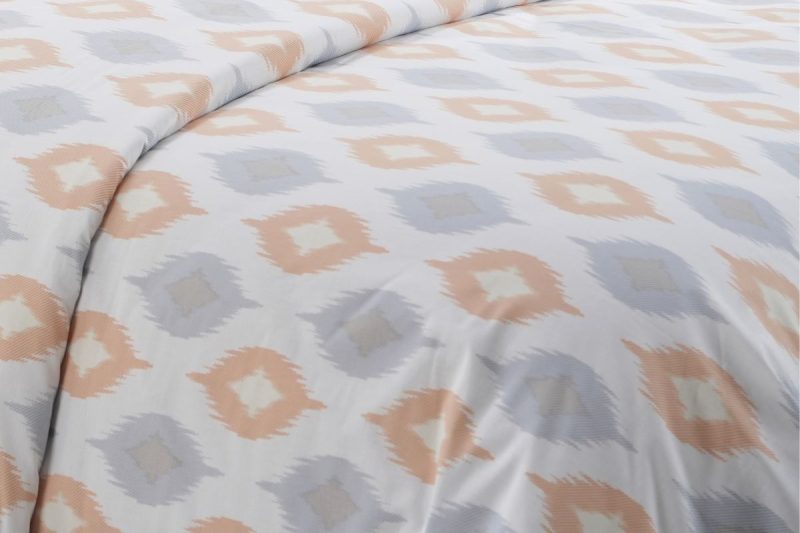 lucasta red king duvet cover + 2 pillow cases