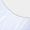 viola white king fitted sheet