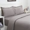 viola grey marble queen duvet cover + 2 pillow cases
