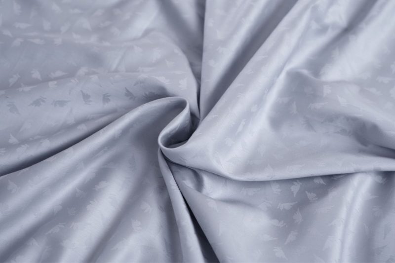 maspar leaf blue king fitted sheet