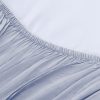 maspar leaf blue king fitted sheet