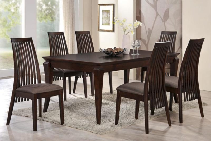 surrey dining table + 6 chairs