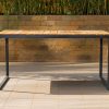 nod outdoor dining table + 6 chairs