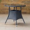 gudjhem outdoor round dining table + 4 chairs