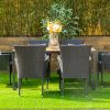 nod outdoor dining table + 6 chairs