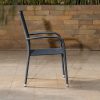 trevor outdoor dining table + 4 chairs