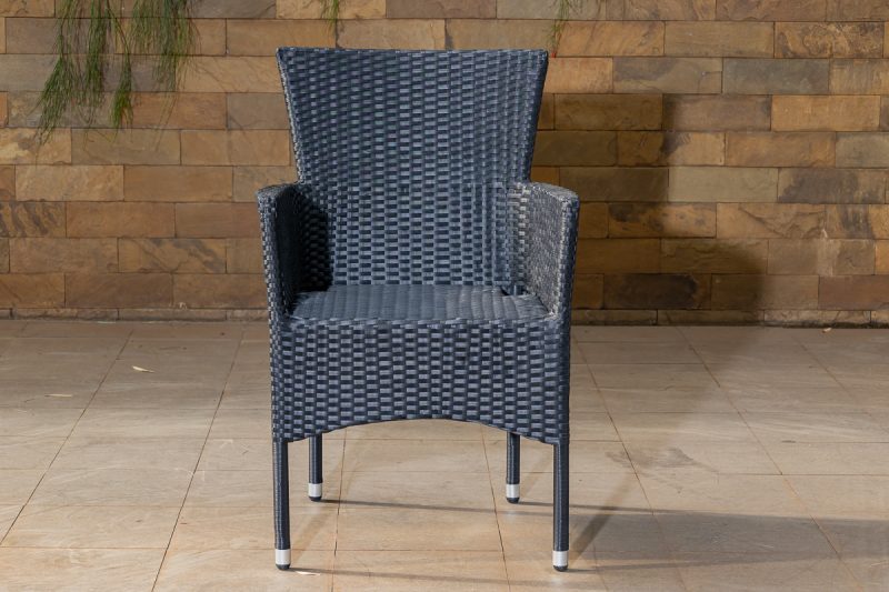 bork outdoor dining table + 8 chairs