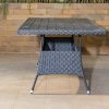 bork outdoor dining table + 8 chairs