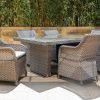 sally outdoor dining table + 6 chairs