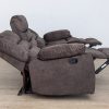 nebraska 5 seater fabric recliner