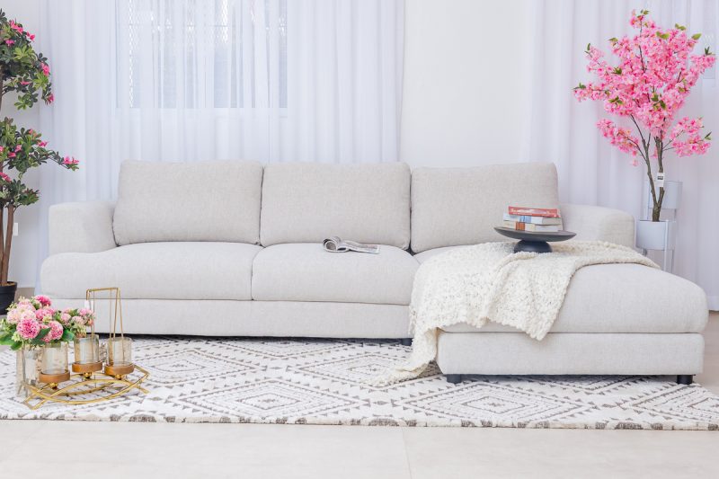 palma fabric corner sofa