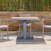 accra outdoor table + 4 chairs