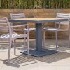 accra outdoor table + 4 chairs