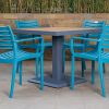 accra outdoor table + 4 chairs