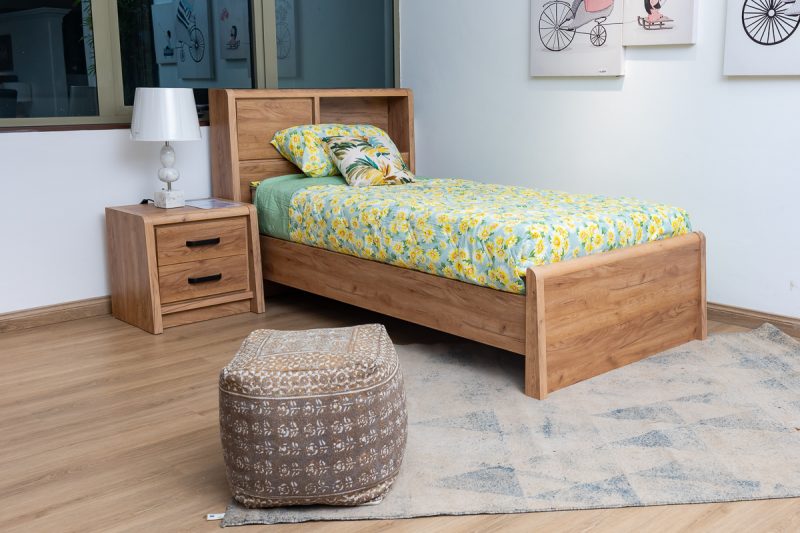 derry single bed + 1 nightstand