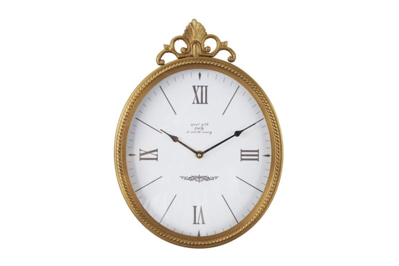 home decor -30133- metal clock