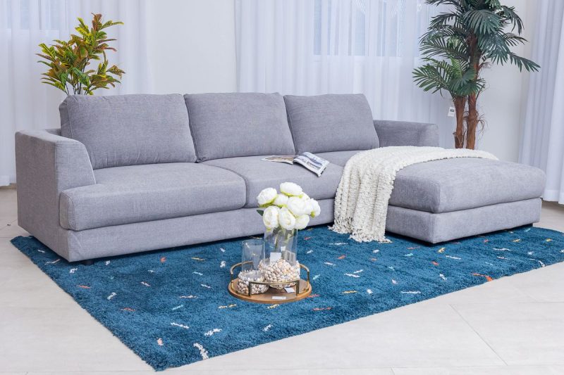 palma fabric corner sofa