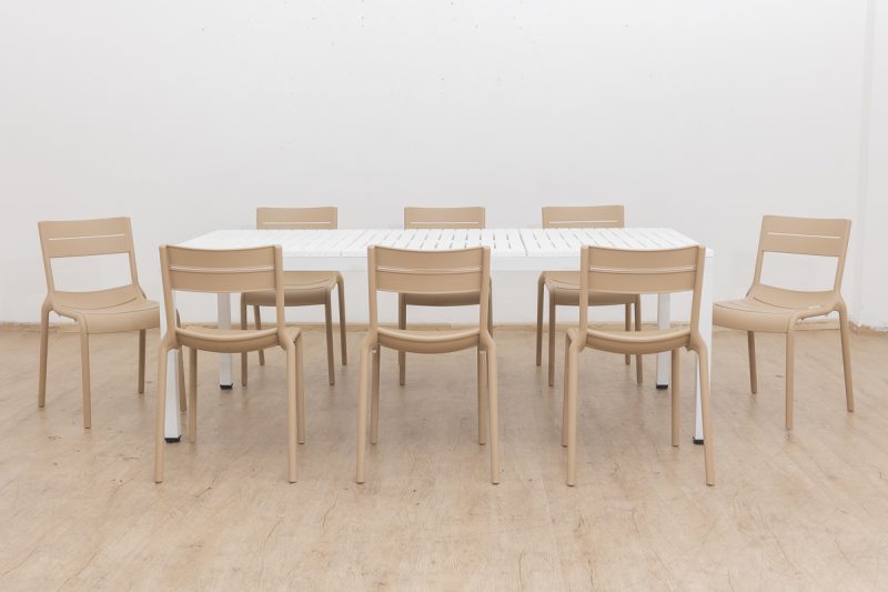 theo - 2.1m outdoor dining + weston chairs