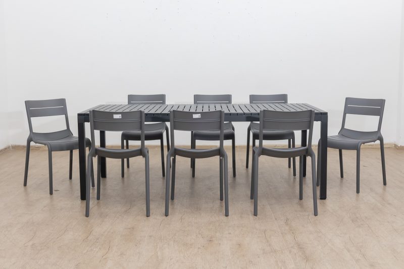 theo - 2.1m outdoor dining + weston chairs