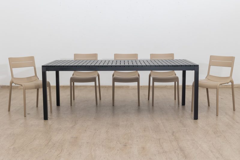 theo - 2.1m outdoor dining + weston chairs