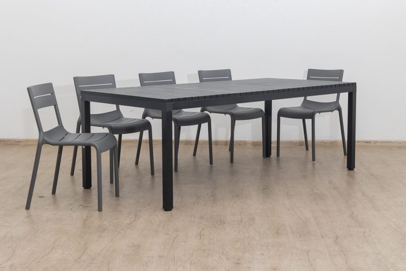 theo - 2.1m outdoor dining + weston chairs