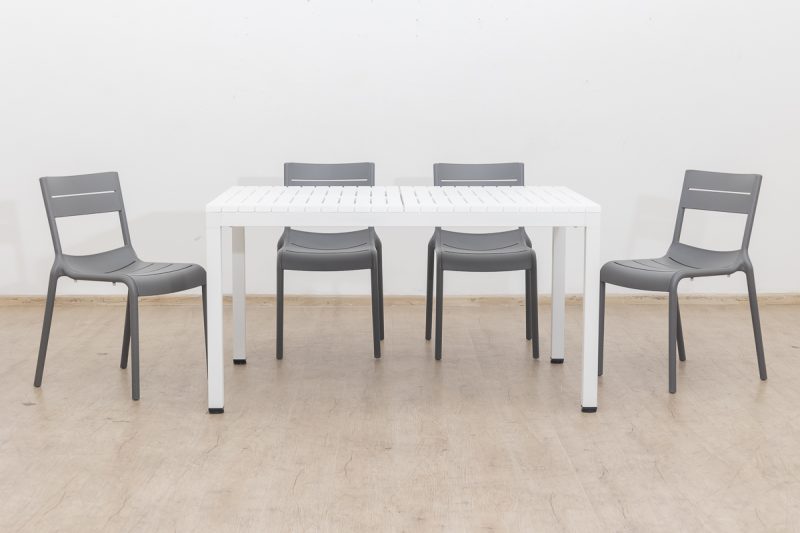 theo - 1.4m outdoor dining + weston chairs