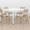 theo - 1.4m outdoor dining + weston chairs