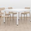 theo - 1.4m outdoor dining + weston chairs