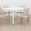 theo - 1.4m outdoor dining + trent chairs