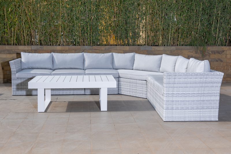 dune outdoor corner sofa + coffee table